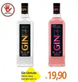 Gin Gintudo Vários tipos Garrafa