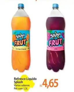 Atacadão Refresco Líquido Splash oferta