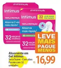 Atacadão Absorvente em Gel Intimus oferta