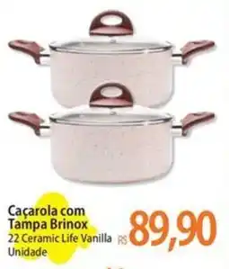 Atacadão Caçarola com Tampa Brinox oferta