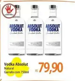 Atacadão Vodka Absolut oferta