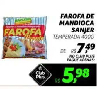Supermercado Cubatao Farofa de mandioca sanjer temperada oferta
