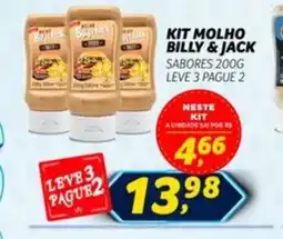 Kit molho billy & jack