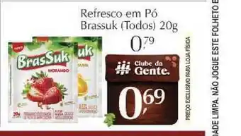 Refresco Em Pó Brassuk 20g