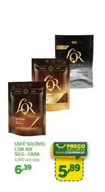 Café Solúvel L'or 40