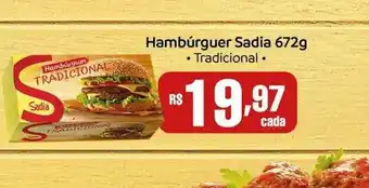 Bistek Supermercados Hambúrguer Sadia Tradicional oferta