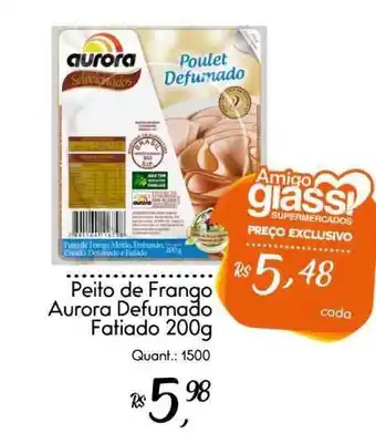 Giassi Supermercados Peito De Frango Aurora Defumado Fatiado 200g oferta