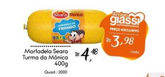 Giassi Supermercados Mortadela Seara Turma Da Mônica 400g oferta
