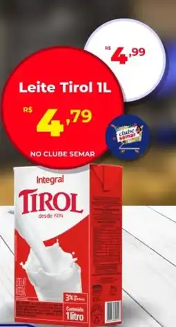Semar Supermercado Leite Tirol oferta