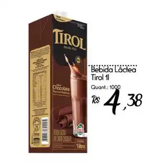 Giassi Supermercados Bebida Láctea Tirol 1L oferta