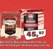 Rede Supermarket Bife Ancho Bovino Maturatta Friboi ou Entrecôte Perdigão Na Brasa oferta