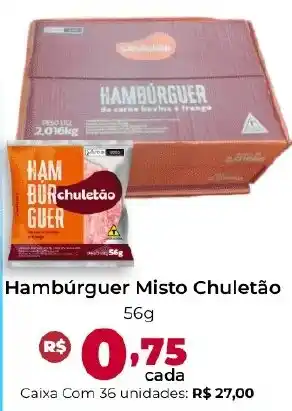 Ultrabox Hambúrguer Misto Chuletão oferta