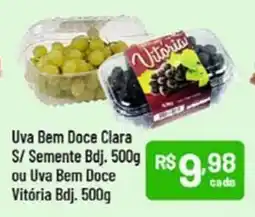 Supermercados Goes Uva Bem Doce Clara S/Semente Bdj. ou Uva Bem Doce Vitória Bdj. oferta