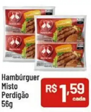 Supermercados Goes Hambúrguer Misto Perdigão oferta