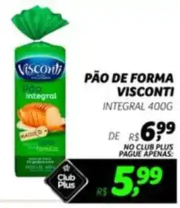 Supermercado Lavapés Pão de forma visconti integral oferta