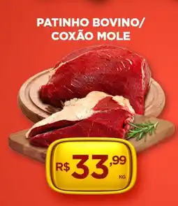 DB Supermercados Patinho bovino/ coxão mole oferta