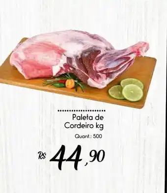 Giassi Supermercados Paleta De Cordeiro 1kg oferta