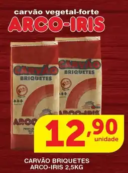 Roldão Carvão briquetes arco-iris oferta