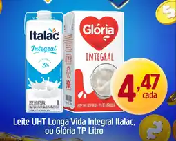 Supermercados Guanabara Leite UHT Longa Vida Integral Italac, ou Glória TP oferta
