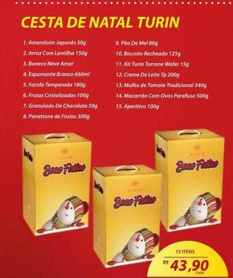 Assaí Atacadista Cesta De Natal Turin oferta