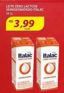 Assaí Atacadista Leite Zero Lactose Semidesnatado Italac oferta