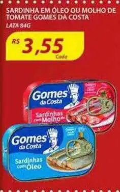 Assaí Atacadista Sardinha Em óleo Ou Molho De Tomate Gomes Da Costa oferta