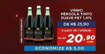 Vinho Pérgola Tinto Suave