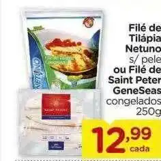 Carrefour Filé De Tilápia Netuno S Pele Ou Filé De Saint Peter Geneseas Congelados oferta
