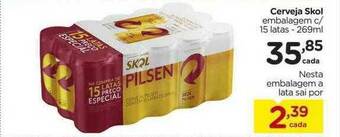 Carrefour Cerveja Skol oferta