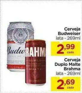 Carrefour Cerveja Budweiser Cerveja Duplo Malte Brahma oferta