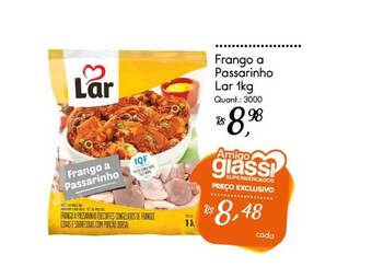 Giassi Supermercados Frango A Passarinho Lar 1kg oferta