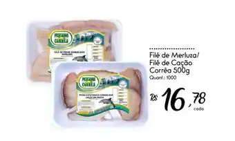Filé De Merluza Filé De Cação Corrêa 500g