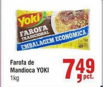 Higa Atacado Farofa De Mandioca Yoki oferta