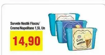 Spani Atacadista Sorvete Nestlé Flocos Creme Napolitano oferta