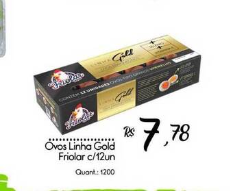 Giassi Supermercados Ovos Linha Gold Friolar oferta