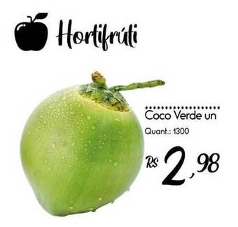 Giassi Supermercados Coco Verde Un oferta