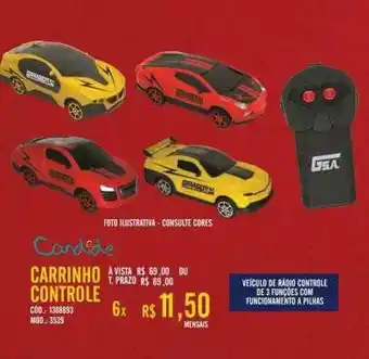Candide Carrinho Controle