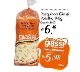 Rosquinha Giassi Polvilho 140g