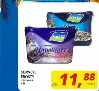 Rebouças Supermercados Sorvete Frosty oferta