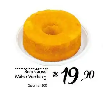 Giassi Supermercados Bolo Giassi Milho Verde 1kg oferta
