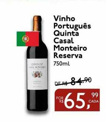 Perini Vinho Português Quinta Casal Monteiro Reserva oferta