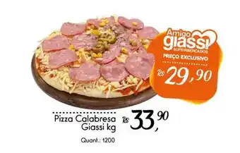 Pizza Calabresa Giassi 1kg