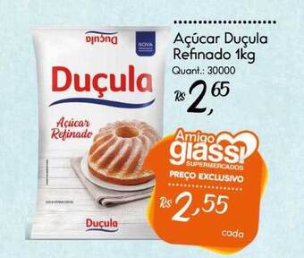 Giassi Supermercados Açúcar Duçula Refinado 1kg oferta