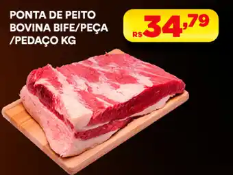 Supermercado Porecatu Ponta de peito bovina oferta