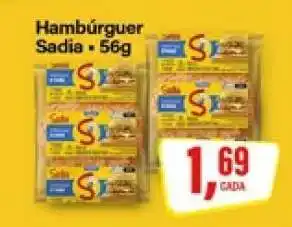Rede Supermarket Hambúrguer Sadia oferta