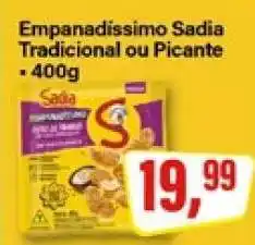 Rede Supermarket Empanadíssimo Sadia Tradicional ou Picante oferta