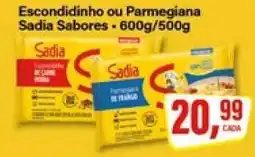 Rede Supermarket Escondidinho ou Parmegiana Sadia Sabores oferta