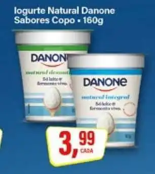 Rede Supermarket Iogurte Natural Danone Sabores Copo oferta