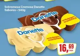 Rede Supermarket Sobremesa Cremosa Danette Sabores oferta