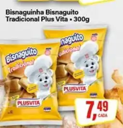 Bisnaguinha Bisnaguito Tradicional Plus Vita - 300g